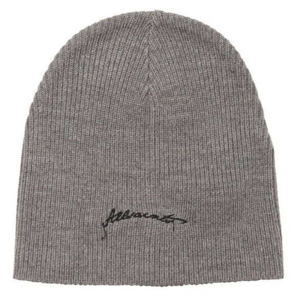 All Saints Embroidered Script Logo Beanie (Dark Grey) - Picture 1 of 2